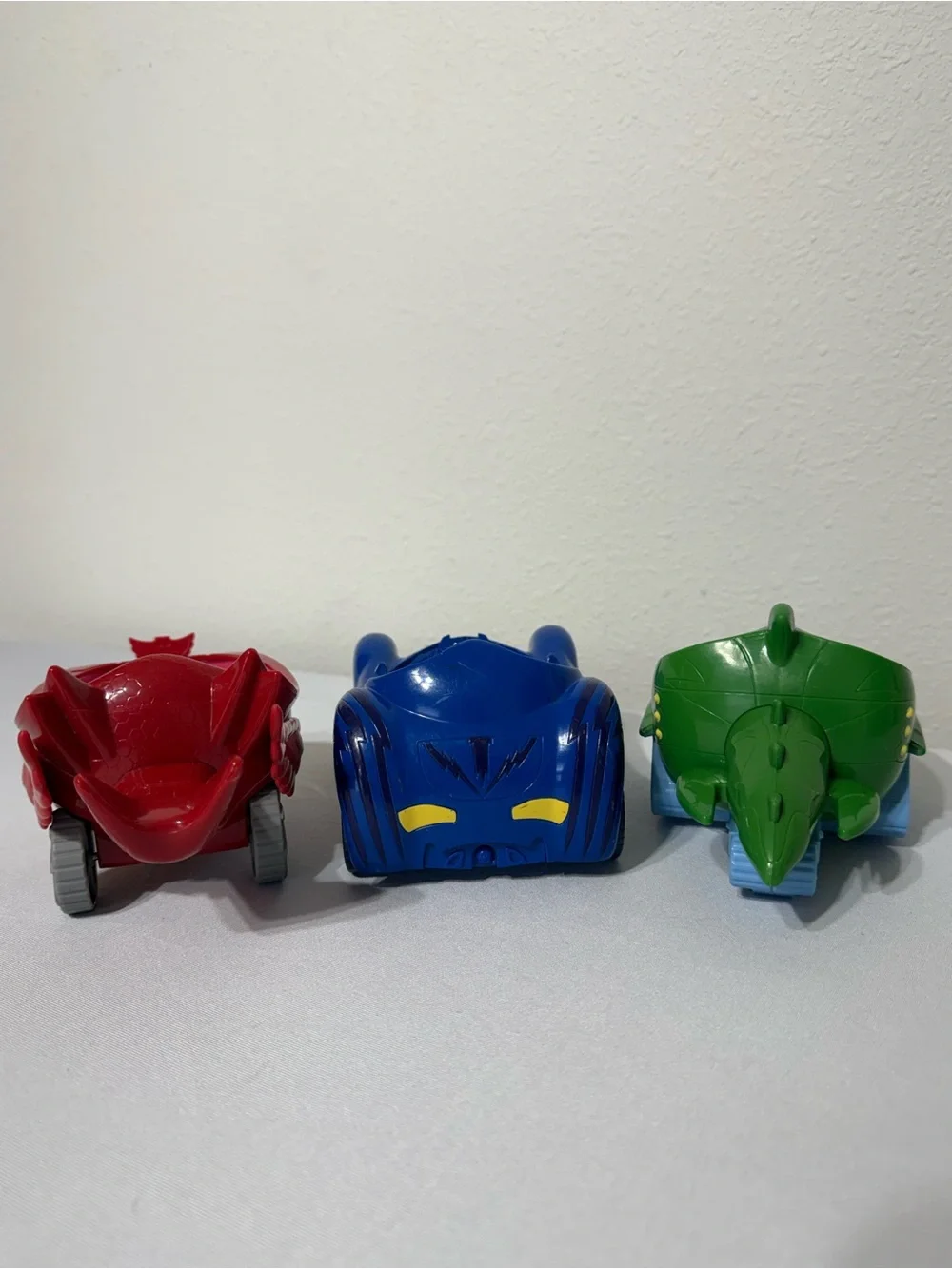 PJ Masks 3 Action Figures & 3 Vehicles-Owlette, Gekko, Catboy